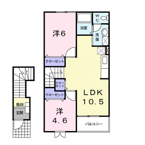 ピリアー（202） 間取り図画像