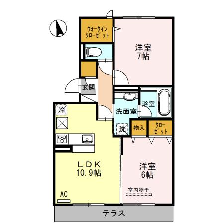 コモレビ ガーデン（105） 間取り図画像