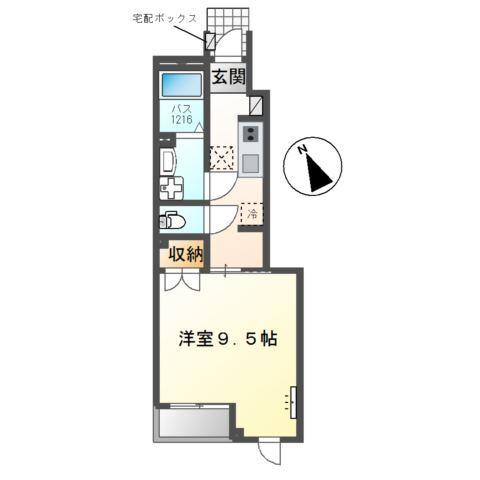 （仮称）水口町新城新築アパート２ 間取り図画像