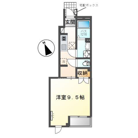 （仮称）水口町新城新築アパート２ 間取り図画像