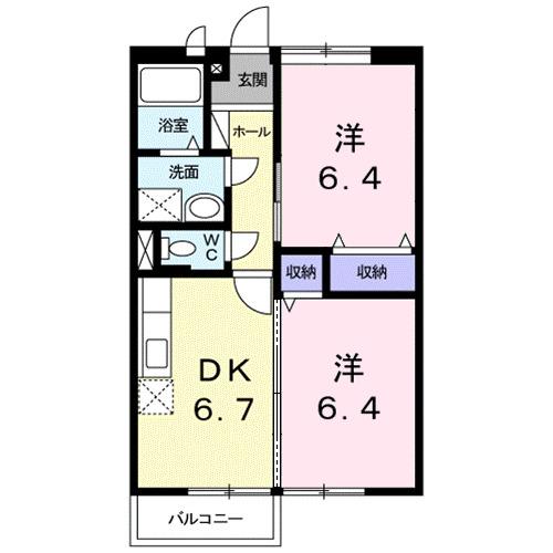 アルカディア（101） 間取り図画像