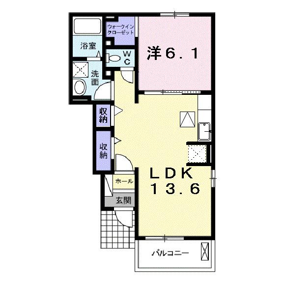 ディオーネ・ジエータ甲賀（105） 間取り図画像