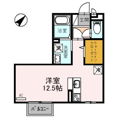 サンシャイン（206） 間取り図画像