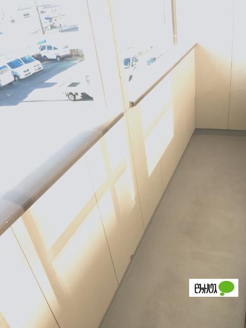 甲賀市水口町新町アパート バルコニー