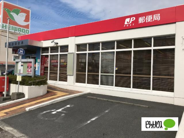 石部郵便局：611m