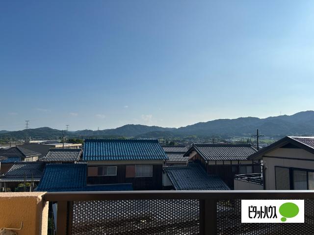 甲賀市水口町虫生野マンション 眺望