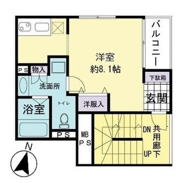 シュロス山下（101） 間取り図画像