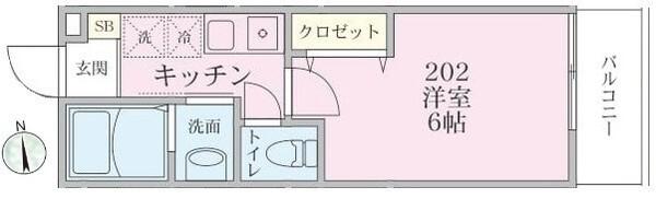 La Foresta Felice（202） 間取り図画像