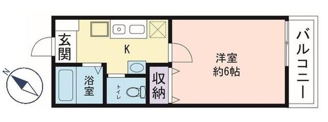 ヒルトップ新横浜（105） 間取り図画像