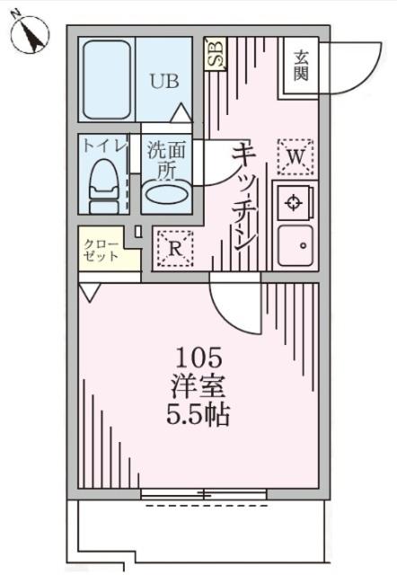 ベルゾーネ八城（105） 間取り図画像