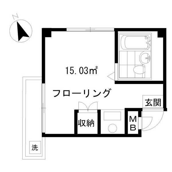 東籬苑（201） 間取り図画像