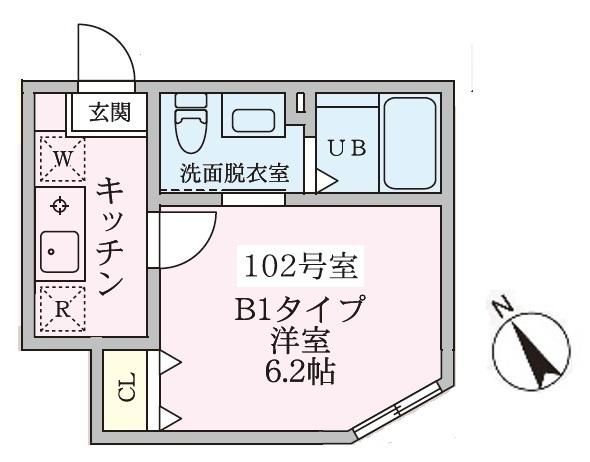 Ｒｉｖｅｒａ　Ｂｌｏｏｍ横浜（102） 間取り図画像