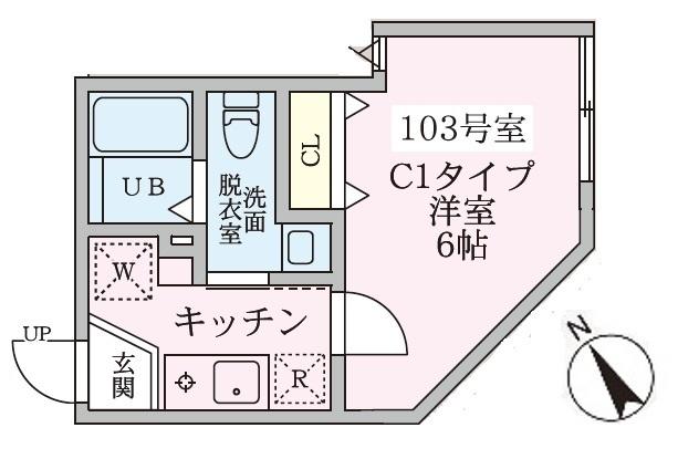 Ｒｉｖｅｒａ　Ｂｌｏｏｍ横浜（103） 間取り図画像
