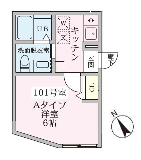 Ｒｉｖｅｒａ　Ｂｌｏｏｍ横浜（301） 間取り図画像