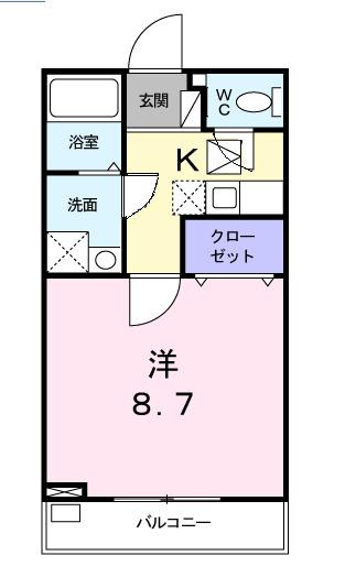 サン　フィオーレ（102） 間取り図画像