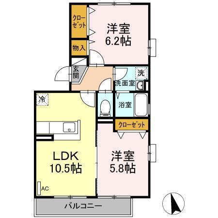 ブレスフィールド（101） 間取り図画像