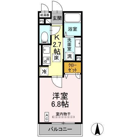 サンビレッジ中央（107） 間取り図画像