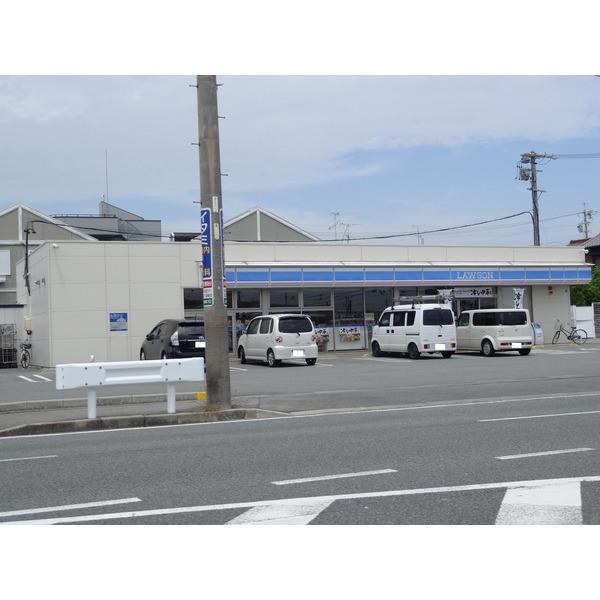 ローソン津上弁財町店：336m