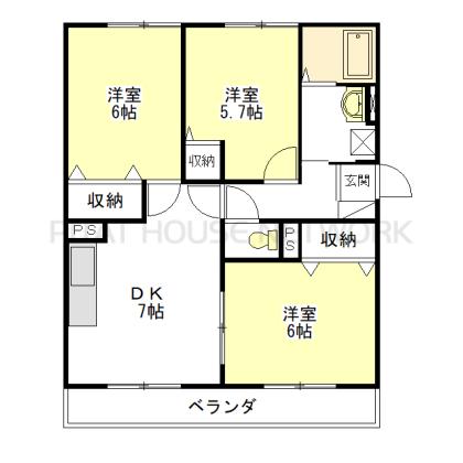  間取り図写真