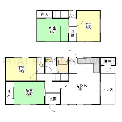  間取り図写真