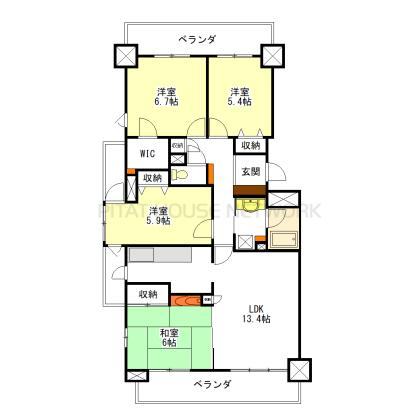  間取り図写真