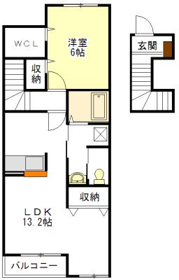 グリーンコーポＢ棟 間取り図画像