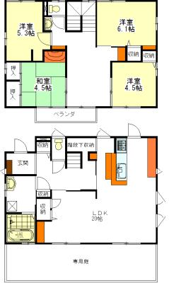  間取り図写真