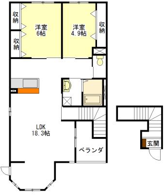 F.アザレア 7 間取り図画像