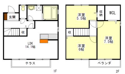  間取り図写真
