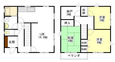  間取り図写真