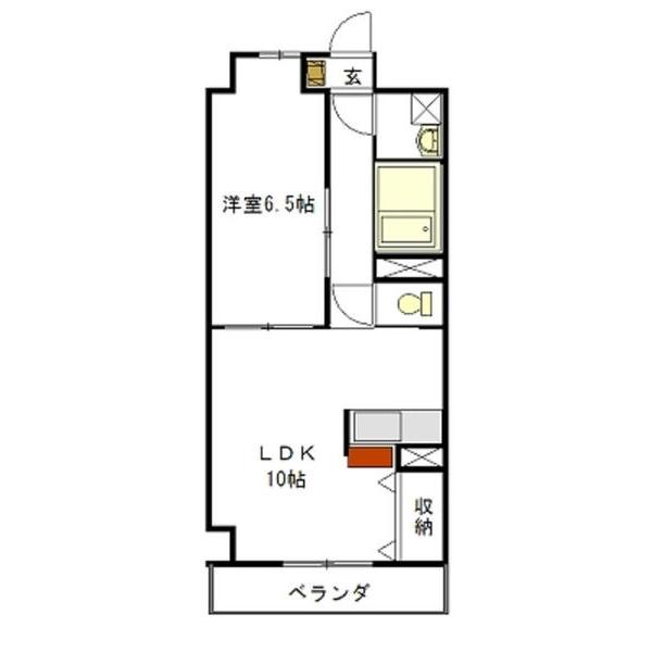 アーバンヒルズ城山２号館 間取り図画像