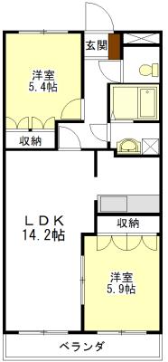 パラティーノ 間取り図画像