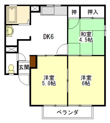 プリシェールエスアイ 間取り図画像