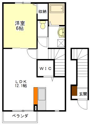 カトレア 間取り図画像