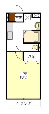メゾンモンマルトル西古河 間取り図画像