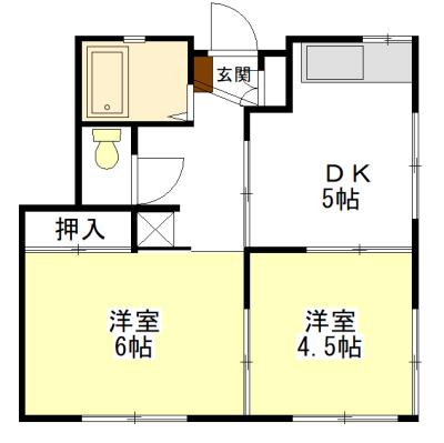 コテージT 間取り図画像