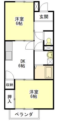 Surplusハイツローズ 間取り図画像