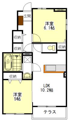 フロンティア TH　Ⅱ 間取り図画像