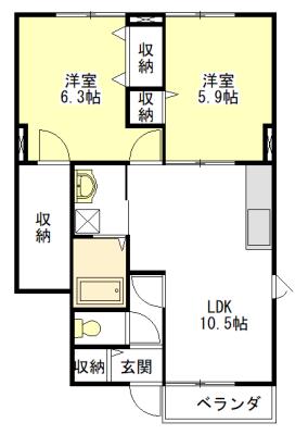 カーサ・グラン・リーオ　Ｂ棟・Ｃ棟 間取り図画像
