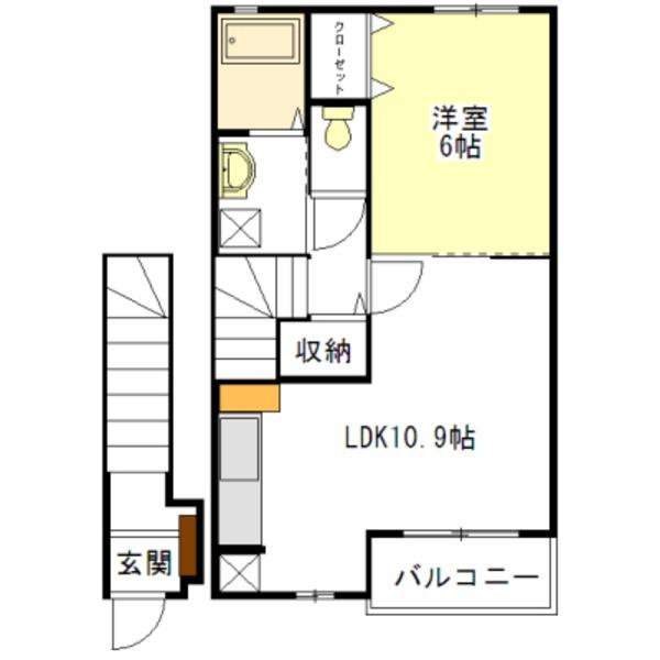 サンライズコーポ 間取り図画像