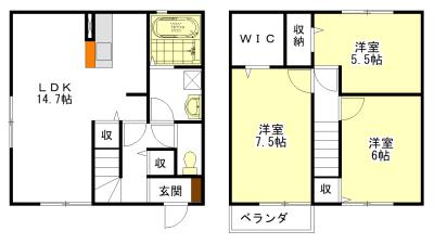 Casa Mila 間取り図画像