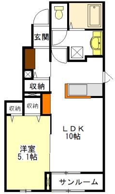 レジデンスＮ　Ⅱ 間取り図画像