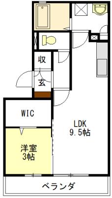 heritage a.i 1 間取り図画像