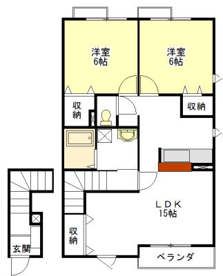  間取り図写真
