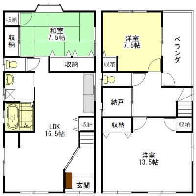  間取り図写真