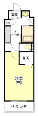K Smart HISAI 間取り図画像