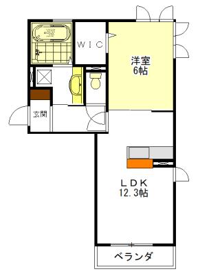 Ｄ-room渋見町 間取り図画像