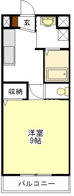 アンジュール川方 間取り図画像