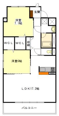 M’ｓ　ARTI 間取り図画像