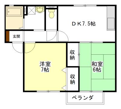 サニーホームズYAKENO 間取り図画像